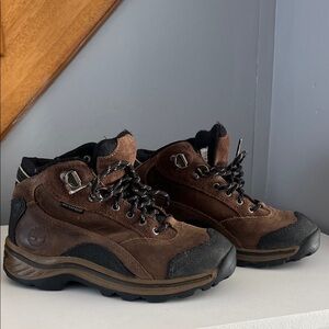 Timberland Kids Brown Waterproof Hiking Boots 13